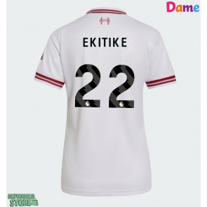 Liverpool Hugo Ekitike #22 Replika Udebanetrøje Dame 2026-27 Kortærmet